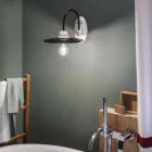 Lampe rustik væg keramiske håndværk Ferroluce Viadurini