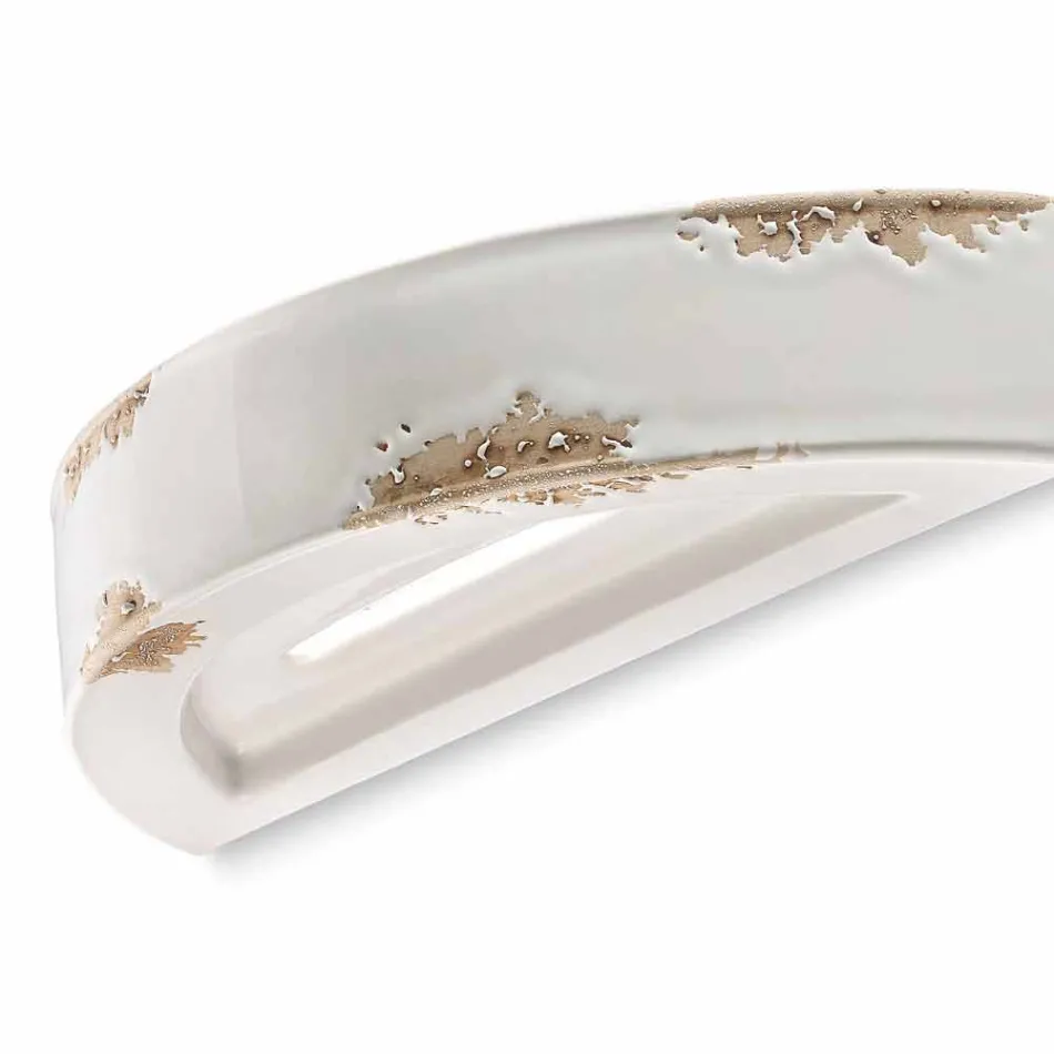 Wall vintage halvmåne keramiske Helen Ferroluce Viadurini