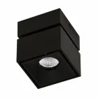 Dekorativ Led væglampe i hvid eller sort aluminium til interiør - Vernon Viadurini