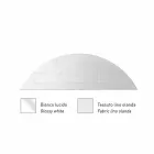 Design væglampe i metal sølv eller hvid finish Made in Italy - Jump Viadurini