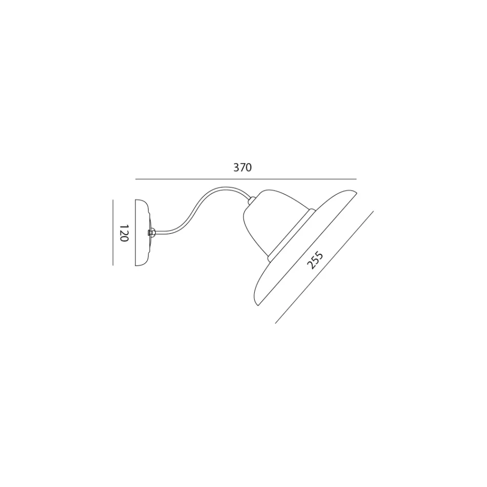 Udendørs væglampe i Galestro og metal håndlavet i Italien - Toscot Spoleto Viadurini