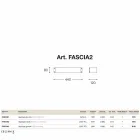 Fashion applique medium er kobber og methacrylat Viadurini