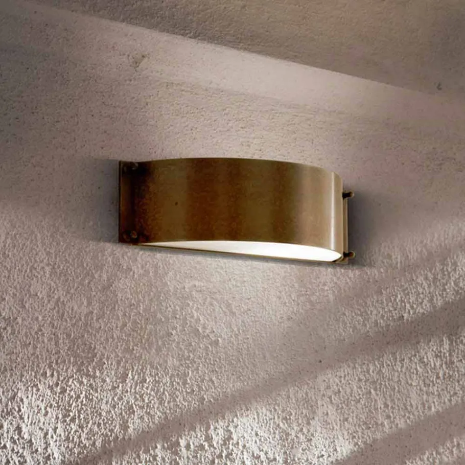 Fashion applikation lille kobber og hvid methacrylat Viadurini