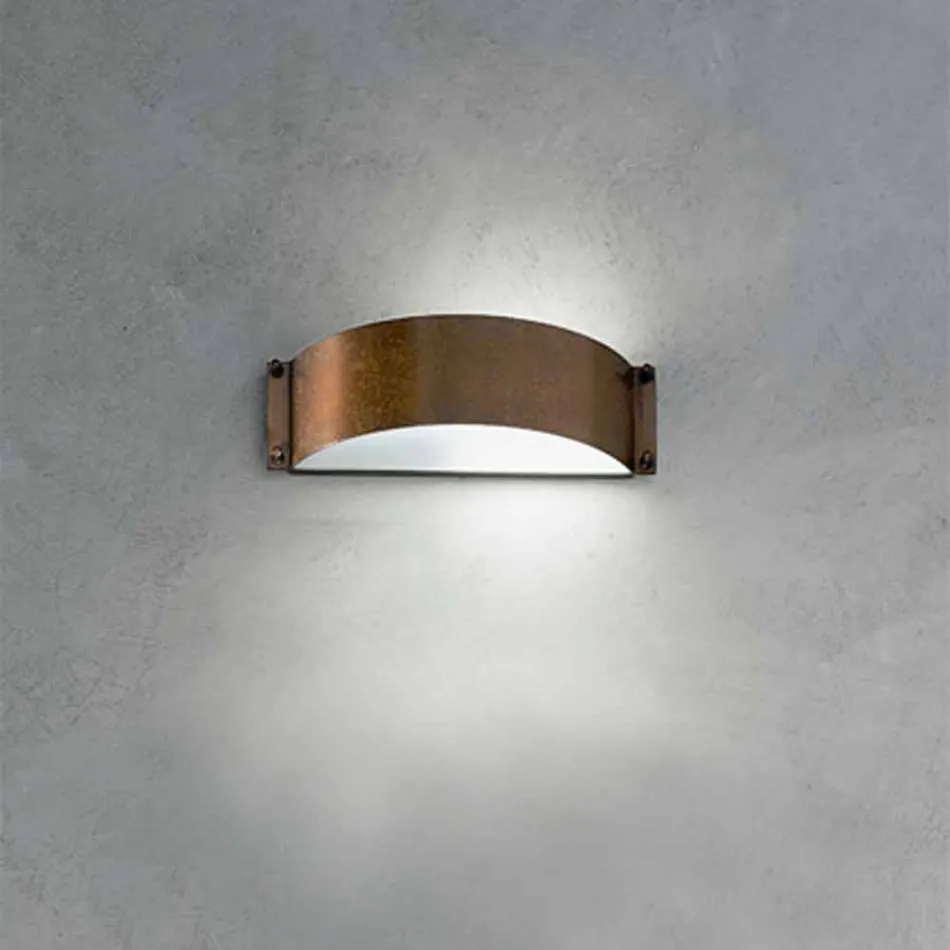 Fashion applikation lille kobber og hvid methacrylat Viadurini