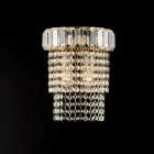 Lavet i Italien jern- og guldapplikation med rhinsten til indretning - Kiev Viadurini