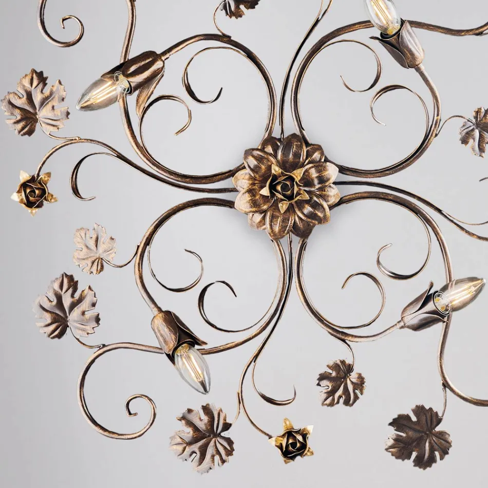 LED-væglampe i forkromet metal til elegant og funktionel belysning – Fiore Viadurini