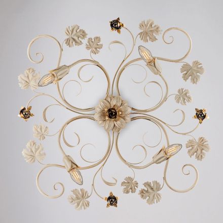 LED-væglampe i forkromet metal til elegant og funktionel belysning – Fiore Viadurini