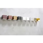 Væglampe i messing og gips fremstillet i Italien - Cubetto Aldo Bernardi Viadurini