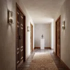 Væglampe i messing og glas med 2 lys Håndlavet design - Indbundet af Il Fanale Viadurini