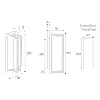 Vintage væglampe i messing, E27-fatning og atmosfærisk lys fremstillet i Italien - Krystal Viadurini