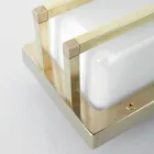 Vintage væglampe i messing, E27-fatning og atmosfærisk lys fremstillet i Italien - Krystal Viadurini