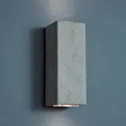 Smith - Toscot udendørs LED væglampe i lertøjsdesign H 24 cm Viadurini