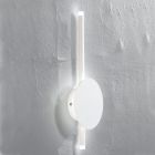 Moderne Design LED væglampe i hvid, sort eller guld metal - hånd Viadurini