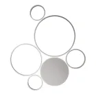 Moderne LED væglampe i malet metal guld eller sølv finish - Punto Viadurini