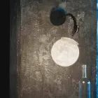 Moderne væglampe In-es.artdesign Micro Luna Applique i nebulit Viadurini