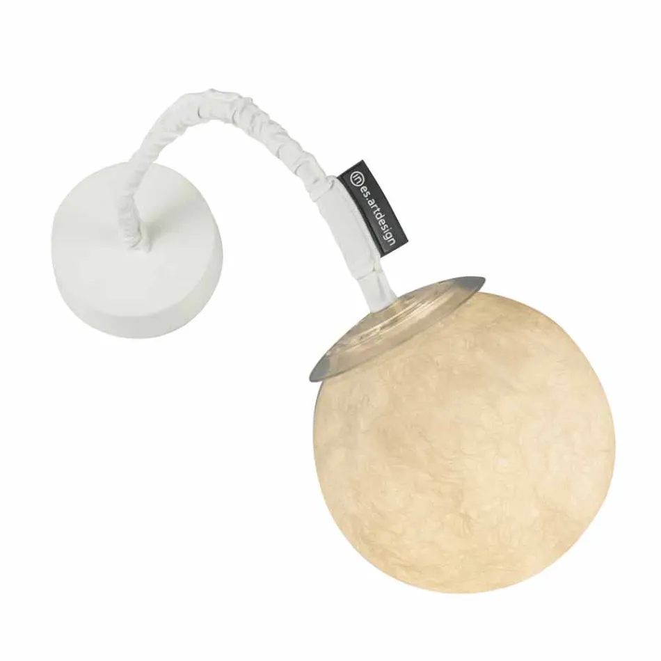 Moderne væglampe In-es.artdesign Micro Luna Applique i nebulit Viadurini