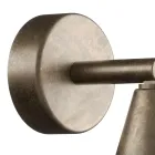 Udendørs væglampe i jern og glas Made in Italy - Overskyet Viadurini