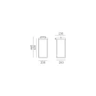 Udendørs væglampe i messing Made in Italy - Sunny Viadurini