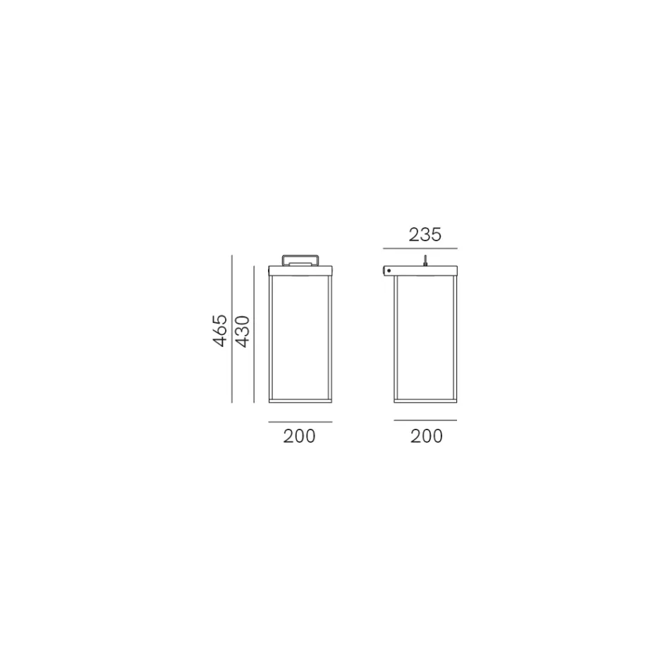 Udendørs væglampe i messing Made in Italy - Sunny Viadurini