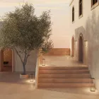 Udendørs væglampe i messing Made in Italy - Sunny Viadurini