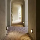 Rund væglampe af messing med valgfri detalje - båd Viadurini