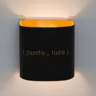 Moderne to-tone nebulite væglampe In-es.artdesign Punto Luce design Viadurini