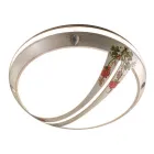 Havevæglampe eller loftslampe i håndmalet aluminium - Brindisi Viadurini