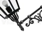 Udendørs væglampe i aluminium og glas Made in Italy Vintage - Bonaria Viadurini