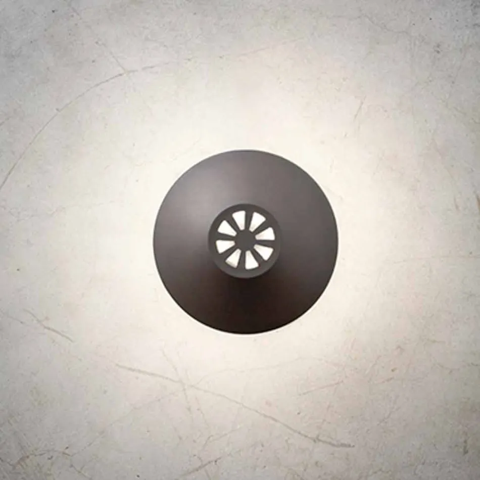 Væglampe til moderne udvendigt i kobber fremstillet i Italien - Pasdedeux Aldo Bernardi Viadurini