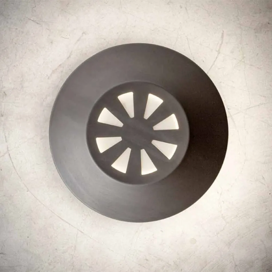 Væglampe til moderne udvendigt i kobber fremstillet i Italien - Pasdedeux Aldo Bernardi Viadurini