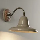 Rund håndværkshaveapplikation i Galestro Made in Italy - Toscot Spoleto Viadurini