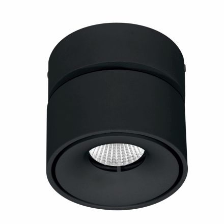 Rund dekorativ væglampe Led 7W i hvid eller sort aluminium - Kina Viadurini