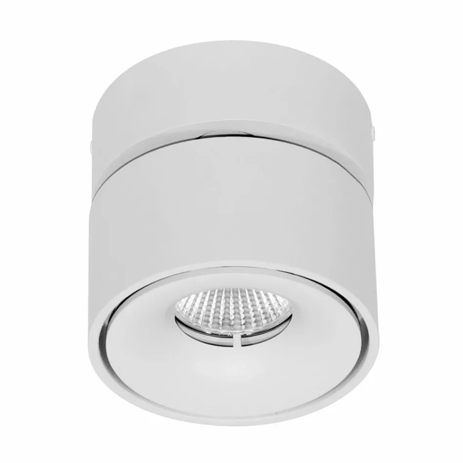 Rund dekorativ væglampe Led 7W i hvid eller sort aluminium - Kina Viadurini