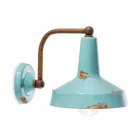 Applique vintage keramiske spotlight håndlavet Sandra Ferroluce Viadurini