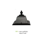 Vintage udendørs væglampe i aluminium og glas Made in Italy - Doroty Viadurini