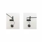 Væglampe i vintage messing med bevægelig arm - Meridiana Aldo Bernardi Viadurini