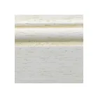 Patineret hvidt trægarderobeskab med 2 døre lavet i Italien - Agni Viadurini