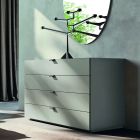Soveværelsesmøbler med 4 elementer Moderne stil Fremstillet i Italien - Eletta Viadurini