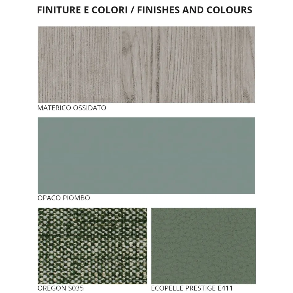 Luksus Made in Italy 5 -Element Soveværelsesmøbler - Cristina Viadurini