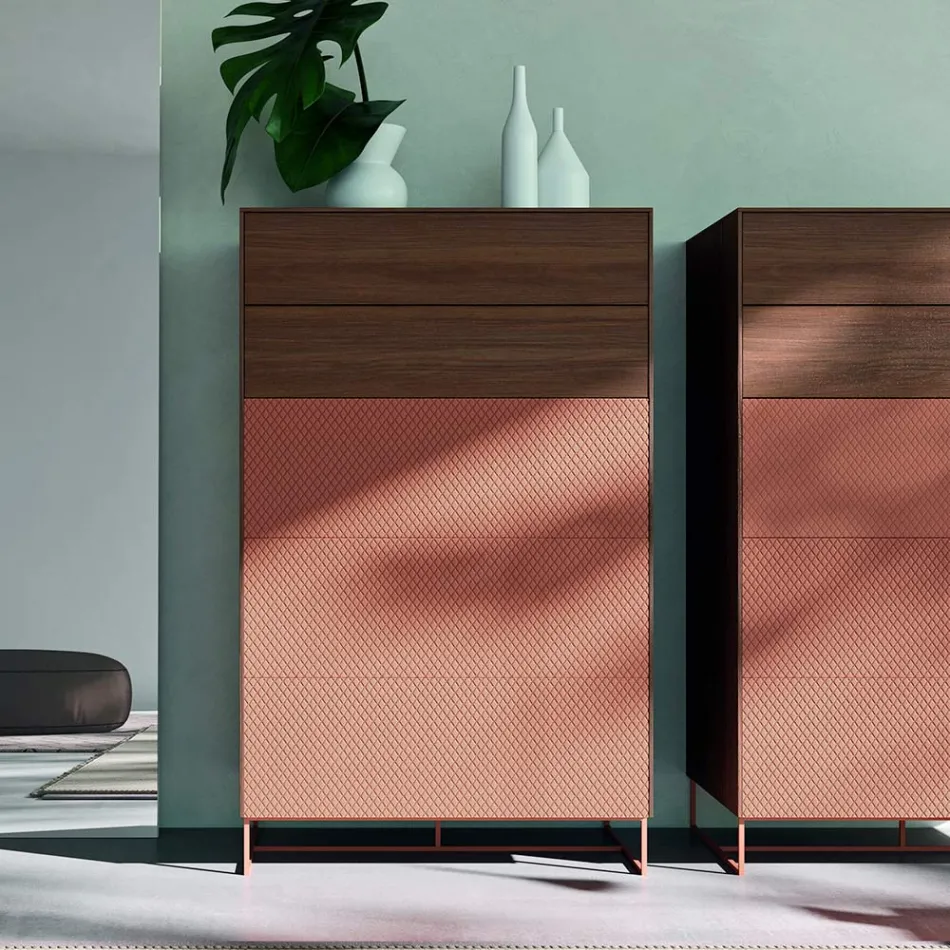 5 elementer soveværelsesmøbler fremstillet i Italien Luksus - Zakynthos Viadurini