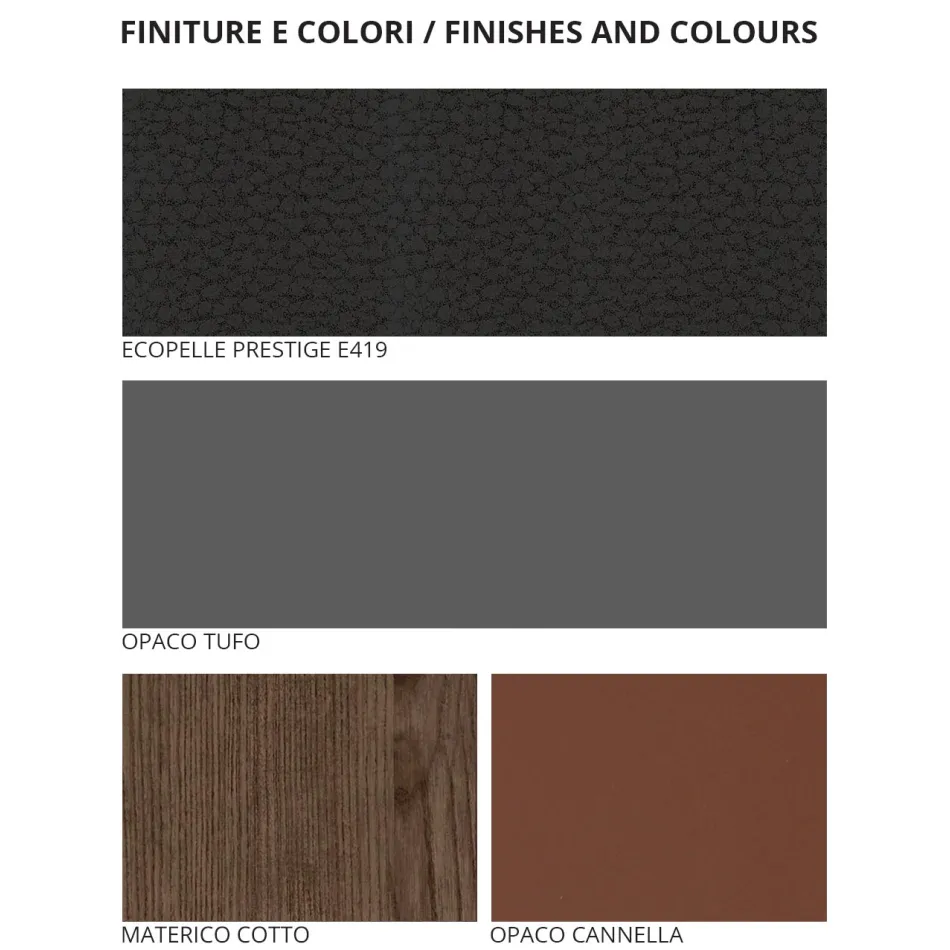 5 elementer soveværelsesmøbler fremstillet i Italien Luksus - Zakynthos Viadurini