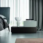 Soveværelsesmøbler med 7 elementer moderne stil fremstillet i Italien - Polynesien Viadurini