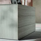 Dobbelt soveværelsesmøbler med 4 elementer fremstillet i Italien - Lucania Viadurini