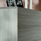 Dobbelt soveværelsesmøbler med 4 elementer fremstillet i Italien - Lucania Viadurini