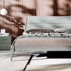 Dobbelt soveværelsesmøbler med 4 elementer fremstillet i Italien - Lucania Viadurini