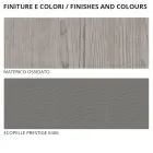 Dobbelt soveværelsesmøbler med 4 elementer fremstillet i Italien - Lucania Viadurini