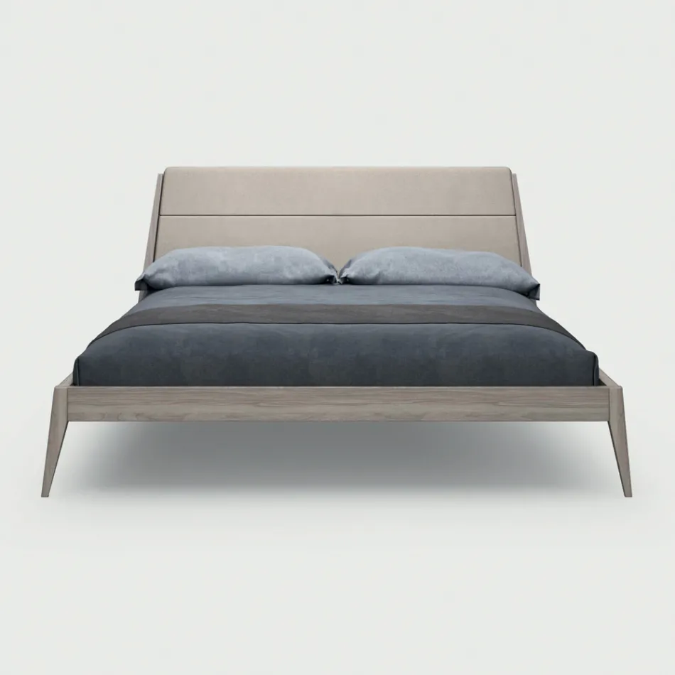 Dobbelt soveværelsesmøbler med 4 elementer fremstillet i Italien - Lucania Viadurini