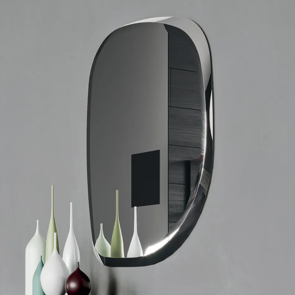 Dobbelt soveværelsesmøbler med 5 elementer fremstillet i Italien - Scampia Viadurini