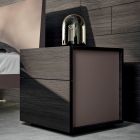 Dobbelt soveværelsesmøbler med 5 elementer fremstillet i Italien - Scampia Viadurini