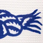 Håndlavet trykhåndklæde i et stykke bomuld fremstillet i Italien - mærker Viadurini